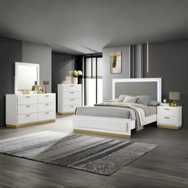 Caraway Contemporary 2 Drawer Nightstand By Coaster Furniture - Image 9
