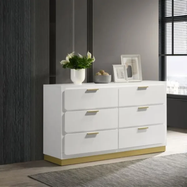 Caraway Contemporary 5 Piece Bedroom Set By Coaster Furniture - Image 5