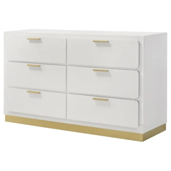 Caraway Contemporary 6 Drawer Dresser By Coaster Furniture - Image 3