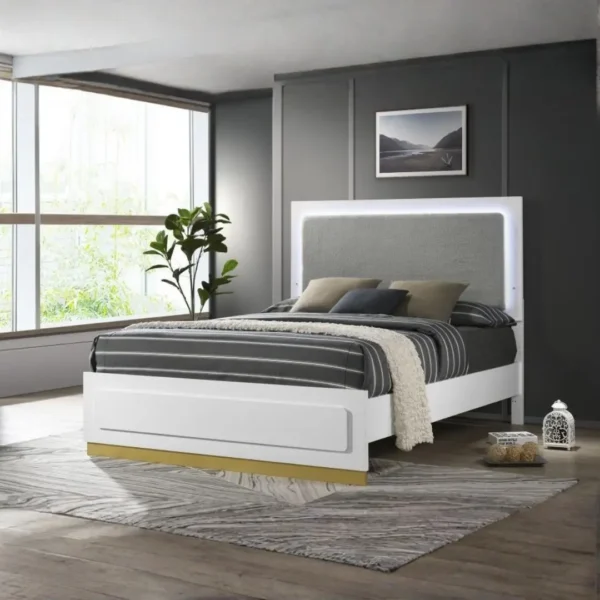 Caraway Contemporary 5 Piece Bedroom Set By Coaster Furniture - Image 2
