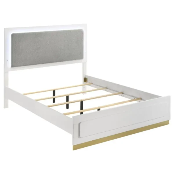 Caraway Wood LED Panel Bed By Coaster Furniture - Image 3