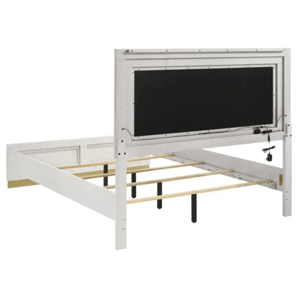 Caraway Wood LED Panel Bed By Coaster Furniture - Image 4