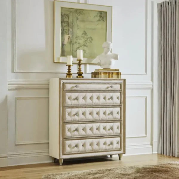 Antonella 5 Piece Bedroom Set Ivory By Coaster Furniture - Image 4