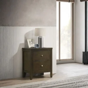 Wilkes Transitional 2 Drawer Nightstand By Coaster Furniture