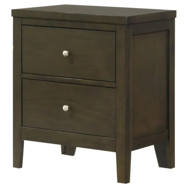 Wilkes Transitional 2 Drawer Nightstand By Coaster Furniture - Image 2