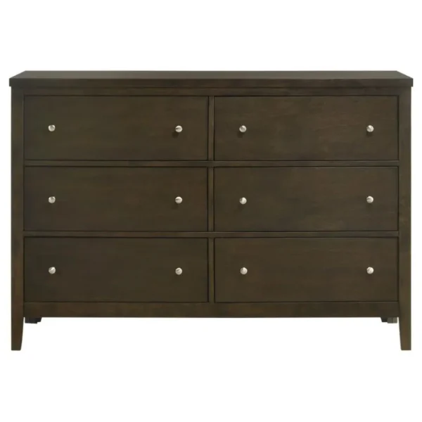 Wilkes Transitional 6 Drawer Dresser By Coaster Furniture - Image 2