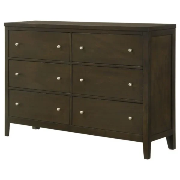 Wilkes Transitional 6 Drawer Dresser By Coaster Furniture - Image 3