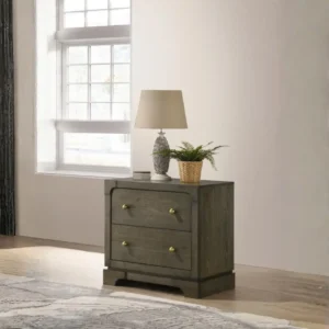 Gran Park 2 Drawer Nightstand Bedside Table By Coaster Furniture