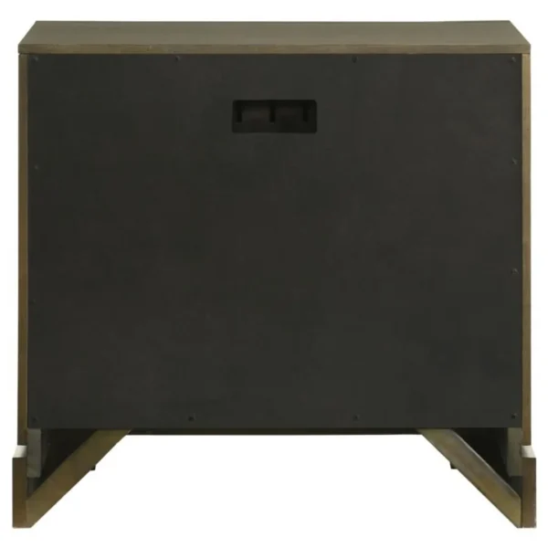 Gran Park 2 Drawer Nightstand Bedside Table By Coaster Furniture - Image 5