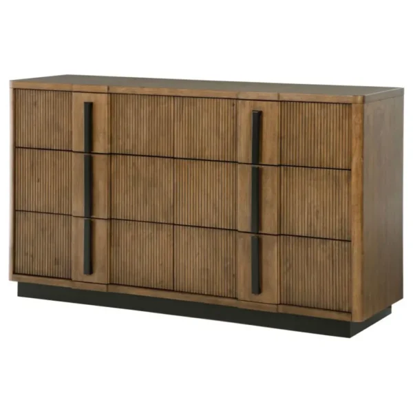 Terrace 6 Drawer Ash Brown Dresser Cabinet By Coaster Furniture - Image 3