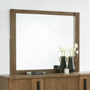Terrace Dresser Mirror Ash Brown By Coaster Furniture