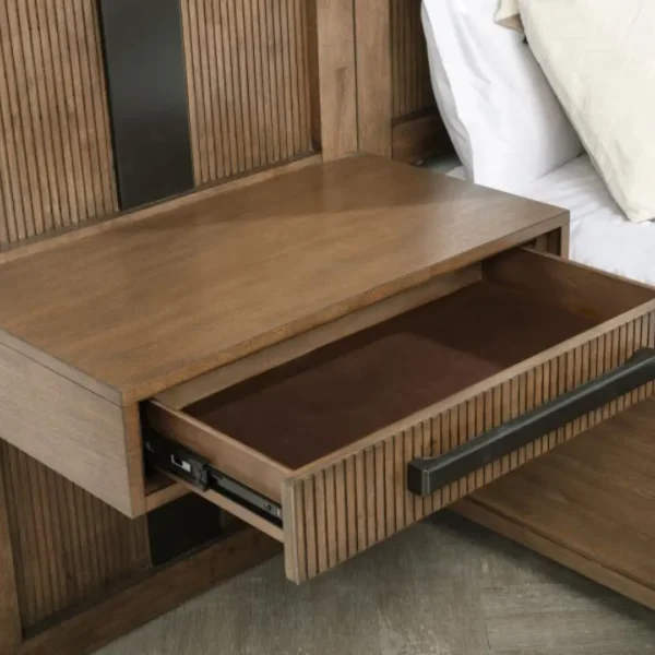 Terrace 2 Piece Wall Panel with Nightstand Set By Coaster Furniture - Image 5
