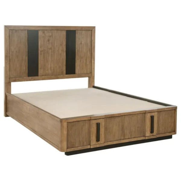 Terrace Wood Bed Frame with Storage By Coaster Furniture - Image 3