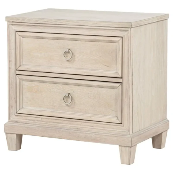 Pembroke Washed Oak Nightstand By Coaster Furniture - Image 3