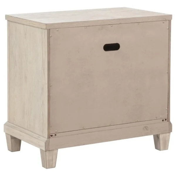 Pembroke Washed Oak Nightstand By Coaster Furniture - Image 5