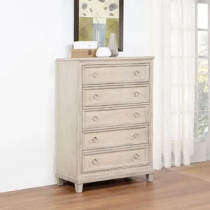 Pembroke Chest of Drawers Washed Oak By Coaster Furniture