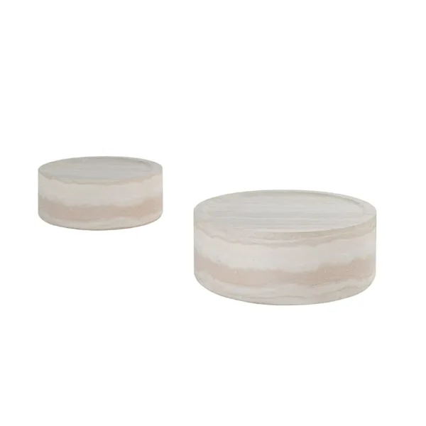 Olean Round Coffee Table Set of 2 by Furniture of America - Image 2