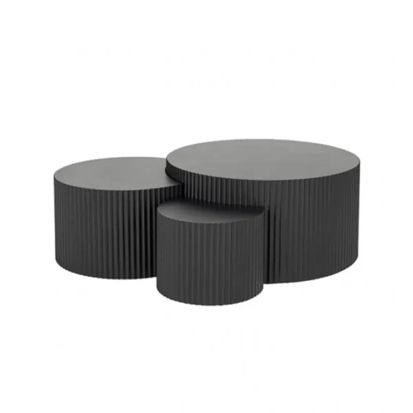 Narella 3pc Coffee Table Set by Furniture of America - Image 2