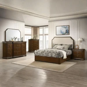 Garland Queen Bedroom Set Brown Cherry By Coaster Furniture