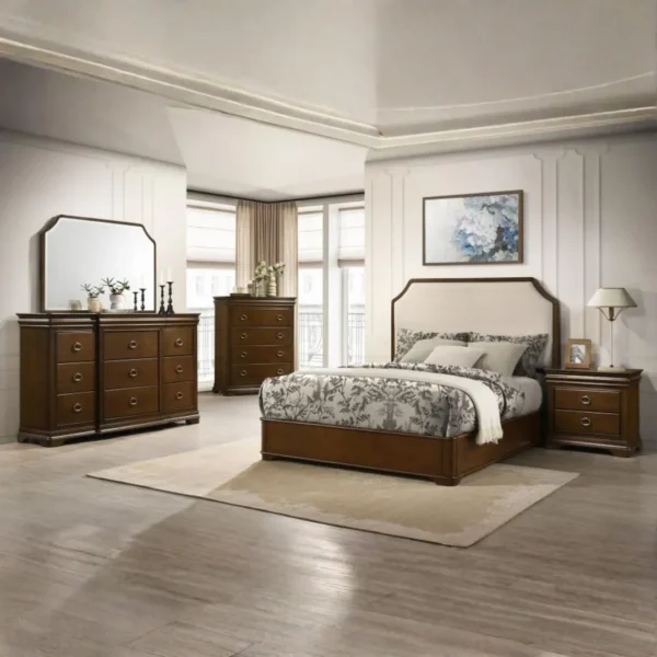 Garland Traditional Chest of Drawers in Brown Cherry By Coaster Furniture - Image 9