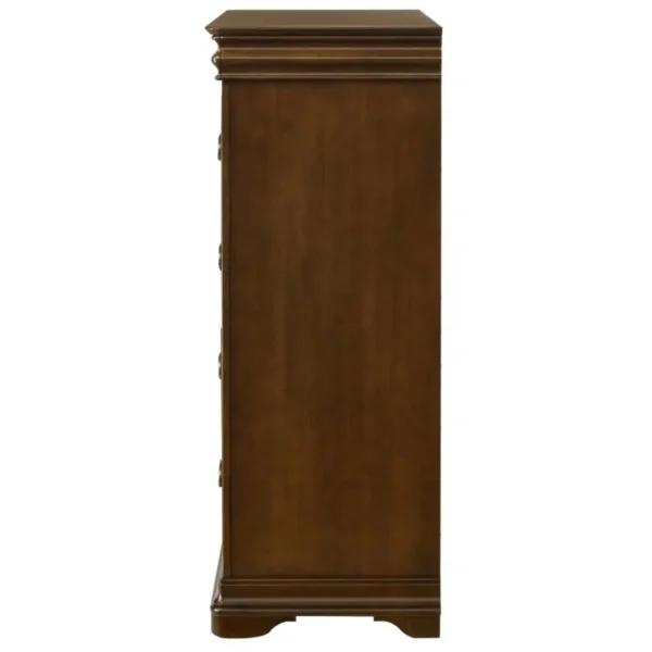 Garland Traditional Chest of Drawers in Brown Cherry By Coaster Furniture - Image 5
