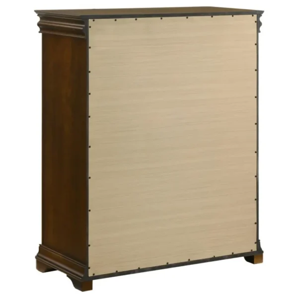Garland Traditional Chest of Drawers in Brown Cherry By Coaster Furniture - Image 6