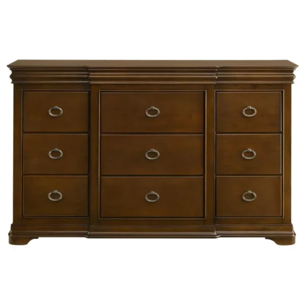 Garland 9 Drawer Traditional Wood Dresser By Coaster Furniture - Image 3