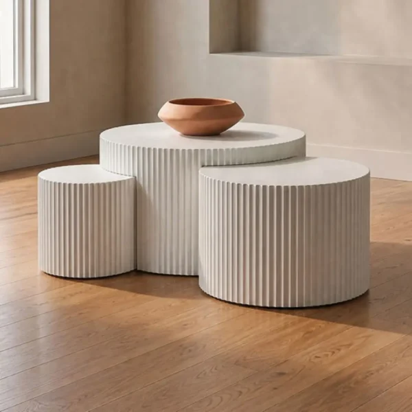 Narella 3pc Coffee Table Set by Furniture of America - Image 7