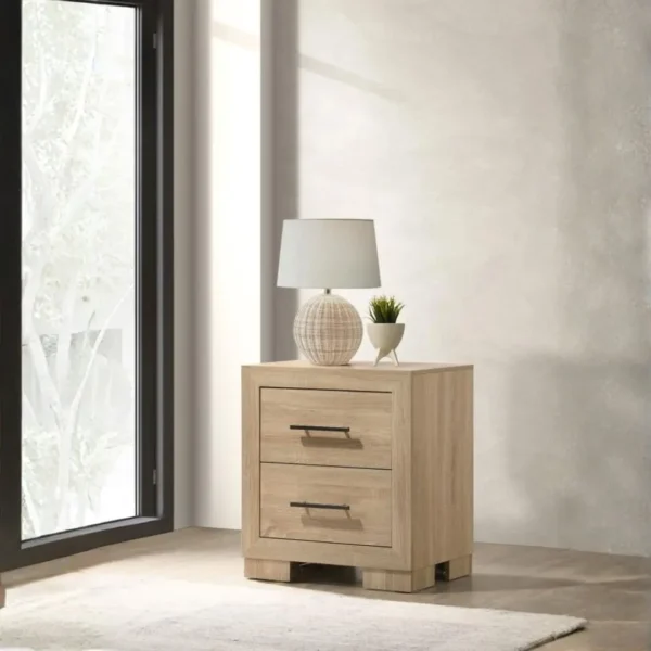 Arielle 5 Piece Bedroom Set Light Oak By Coaster Furniture - Image 3
