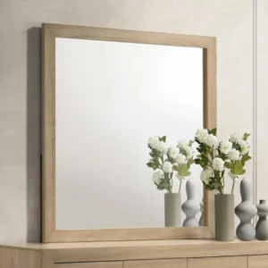 Arielle Dresser Mirror Light Oak By Coaster Furniture