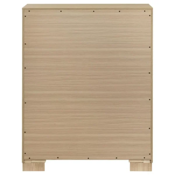 Arielle Light Oak Chest with Framed Fronts By Coaster Furniture - Image 4