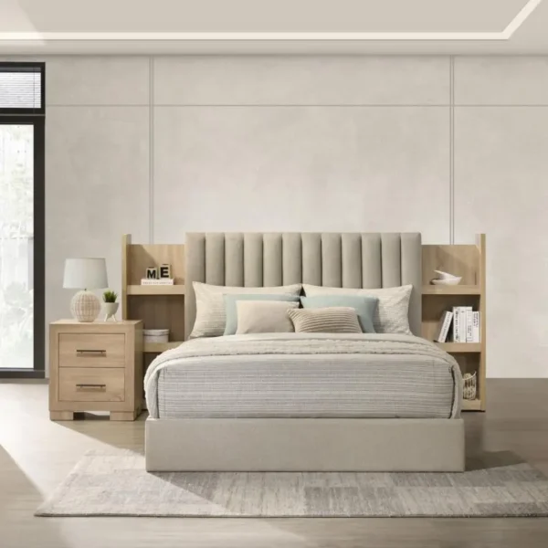 Arielle Upholstered Bookcase Bed By Coaster Furniture - Image 2