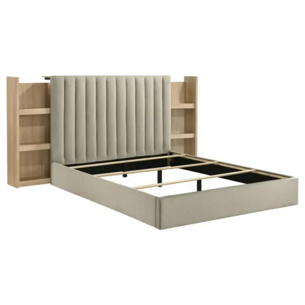 Arielle Upholstered Bookcase Bed By Coaster Furniture - Image 6