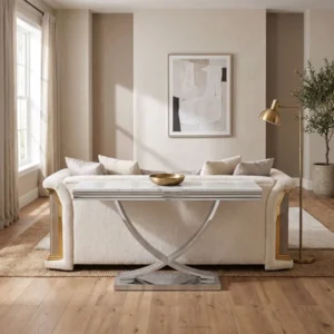 Wettingen Metal Sofa table by Furniture of America