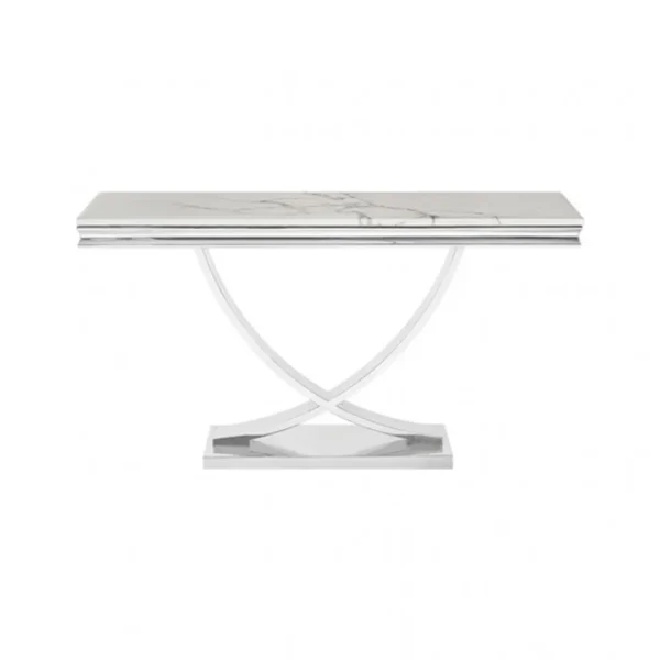 Wettingen Metal Sofa table by Furniture of America - Image 2