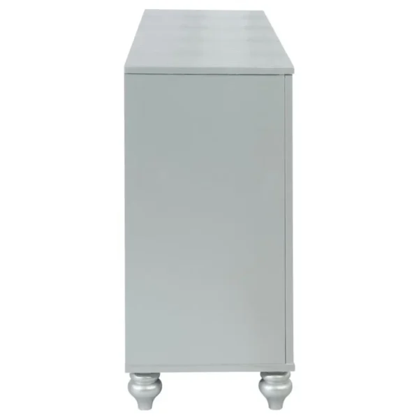 Gunnison 6 Drawer Silver Metallic Dresser By Coaster Furniture - Image 4