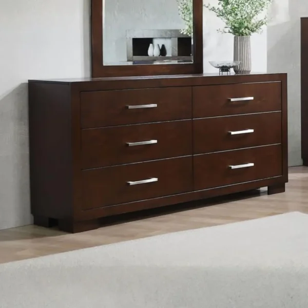 Jessica 6 Drawer Contemporary Dresser By Coaster Furniture - Image 9