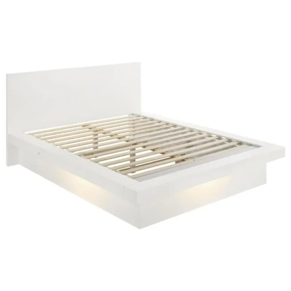 Jessica Wood LED Panel Bed By Coaster Funiture - Image 4