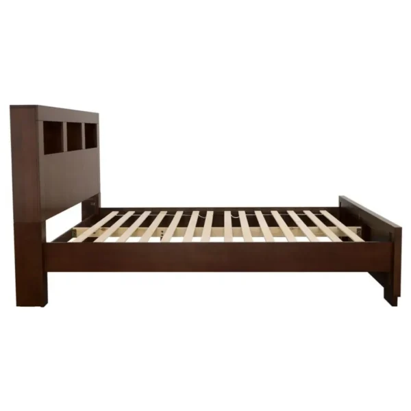 Jessica Cappuccino Storage Bookcase Bed By Coaster Furniture - Image 5