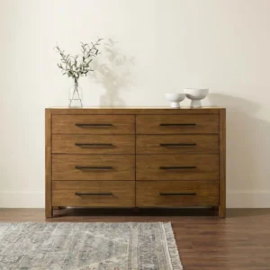 Adderley Warm Brown 8 Drawer Dresser By Coaster Furniture