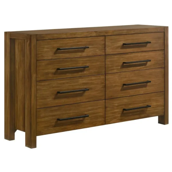 Adderley Warm Brown 8 Drawer Dresser By Coaster Furniture - Image 2