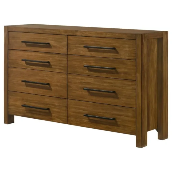 Adderley Warm Brown 8 Drawer Dresser By Coaster Furniture - Image 3
