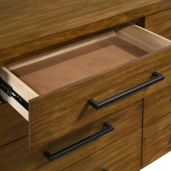 Adderley Warm Brown 8 Drawer Dresser By Coaster Furniture - Image 7