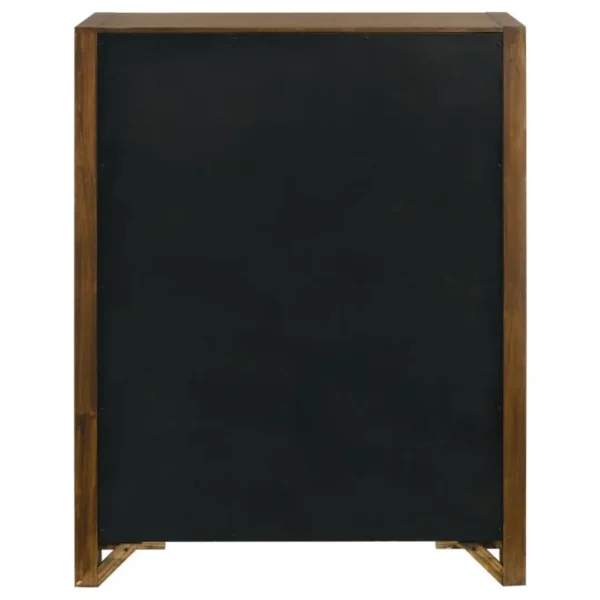 Adderley Warm Brown Bedroom Chest By Coaster Furniture - Image 5