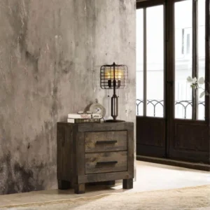 Woodmont Solid Wood Nightstand Rustic By Coaster Furniture