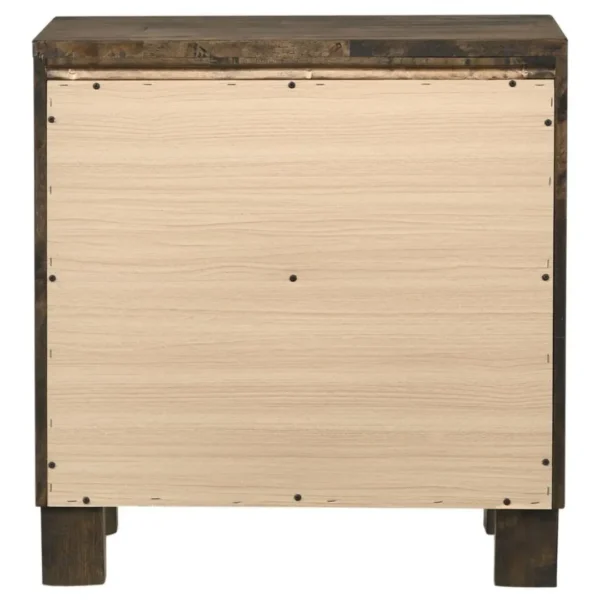 Woodmont Solid Wood Nightstand Rustic By Coaster Furniture - Image 6