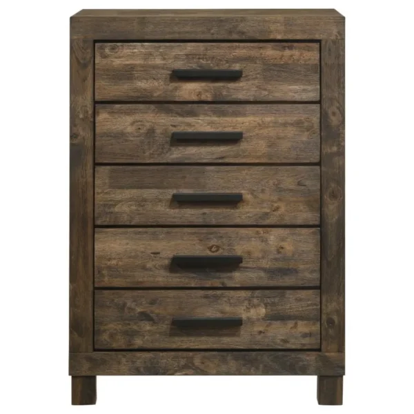Woodmont Rustic Golden Brown Chest By Coaster Furniture - Image 2