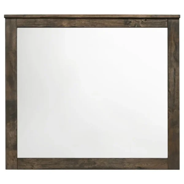 Woodmont Dresser Mirror Rustic Golden Brown By Coaster Furniture - Image 3