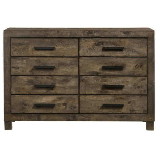 Woodmont 8 Drawer Dresser for Bedroom By Coaster Furniture - Image 2
