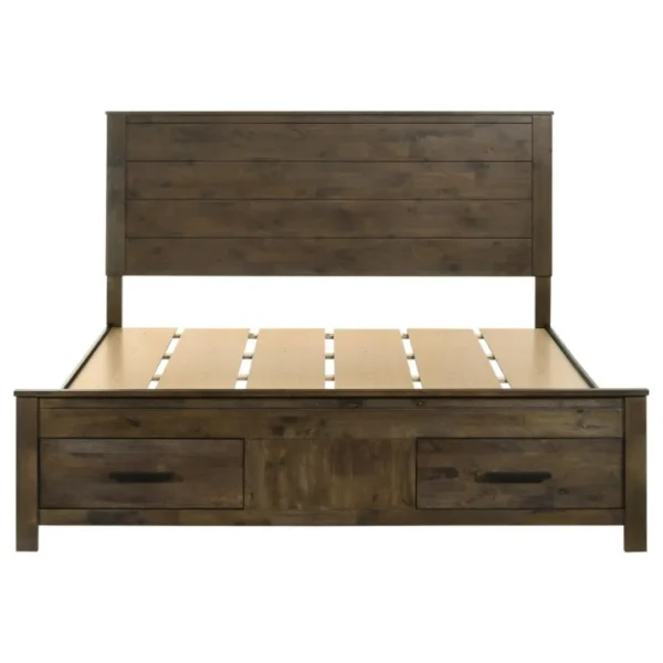 Woodmont Bed Frame with Storage Wood By Coaster Furniture - Image 3
